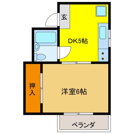 リアリノ岩地ビルの物件間取画像